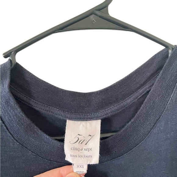 Cinq A Sept Caitlin Puff-Sleeve Mini Dress Navy - Picture 4 of 10